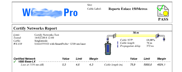Reporte de Certificación