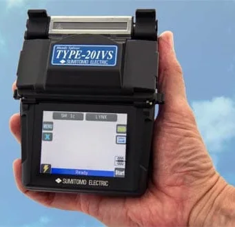 Fusionadora de mano para FTTH