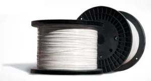 Cable de fibra óptica plano de dos fibras