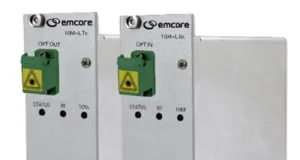 Enlaces de fibra óptica para banda L y 10 MHz