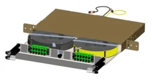 Panel para gestión de fibra óptica