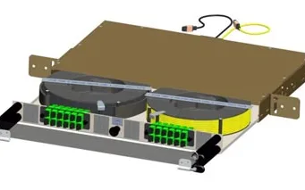 Panel para gestión de fibra óptica