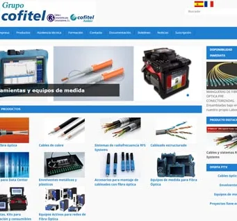 Web de cableado y fibra óptica