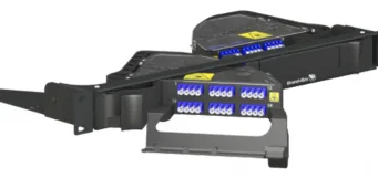 Panel de parcheo pivotante