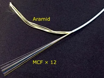 Fibra óptica multi-core