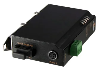 Conversores UTP a fibra óptica con PoE