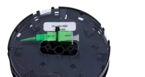 Carrete para fibra óptica