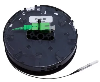 Carrete para fibra óptica