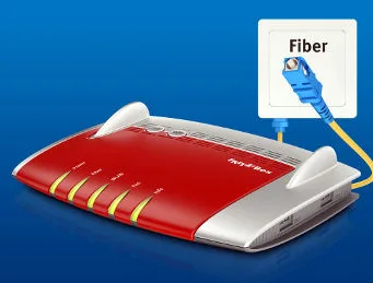 Router multimedia para fibra óptica