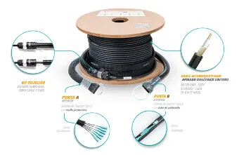 Cable preconectorizado