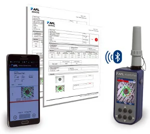 Sistema portátil de inspección de conectores