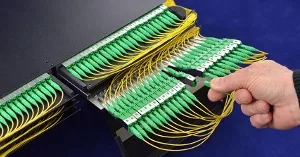 Plataforma para gestión de fibra de alta densidad