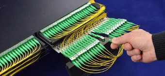 Plataforma para gestión de fibra de alta densidad