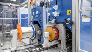 Sistema de test de tensión axial para fibras especiales