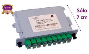 Splitter óptico en caja cassette 1×8