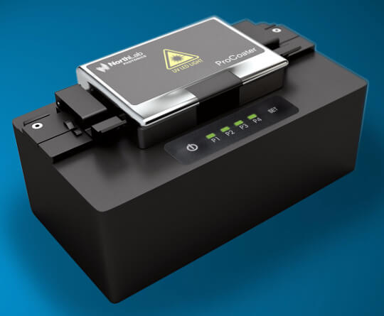 Máquina de recubrimiento de fibras ópticas