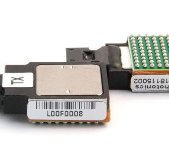 Transceptor para cables de fibra óptica en aviones