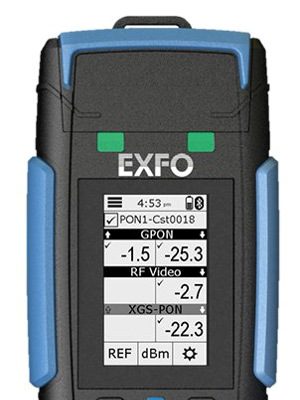 Medidor de potencia PON-aware para telecomunicaciones