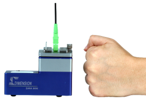 Mini-interferómetro para extremos de conectores