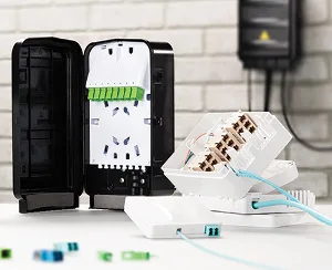 Armarios para distribución de fibras ópticas