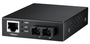 Conversores de medios de fibra óptica