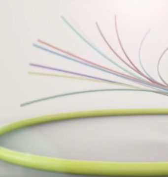 Fibra óptica de 180 micras insensible a la curvatura