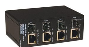Vi50004 Conversor de fibra óptica a UTP de cuatro puertos