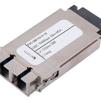 Transceptores de fibra óptica GBIC, SFP, SFP+ y XFP