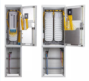 MDP EL 144/288 y MDP EL 288/576 Hubs de distribución de fibra para exteriores