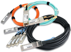 Cables DAC y AOC de fibra óptica