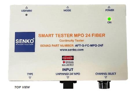 SMART TESTER MPO 24 FIBER Módulo de test de continuidad y polaridad