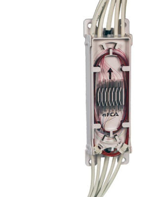 Caja de empalmes RISER FL-2529 para interiores