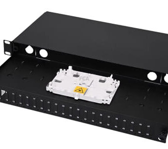 PSP-EE-G21-1U-24-SCD-2K9Z-BK Panel de parcheo 1U de veinticuatro puertos