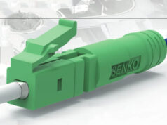 LC DART Conector de fibra soplada para aplicaciones FTTH