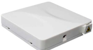 Caja mural de fibra óptica para clientes FTTH