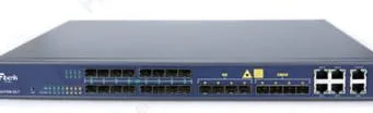 Terminal Ethernet pasivo de línea óptica OLT-E8016T de dieciséis puertos
